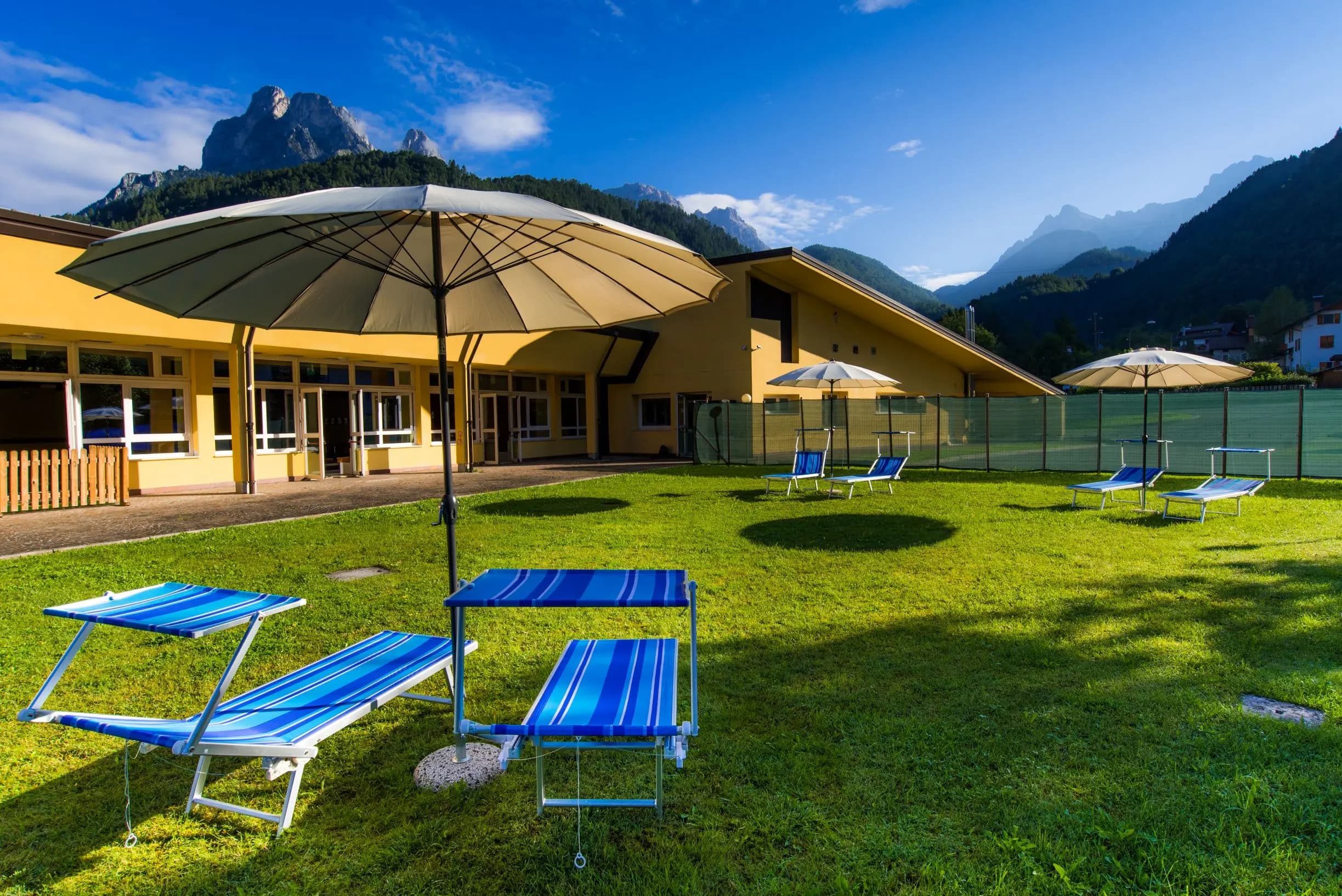Foto del solarium in una giornata di sole